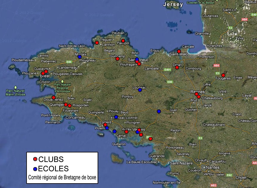 carte clubs bretagne